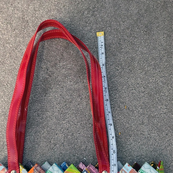 Nahui Ollin Candy Wrapper Handbag, Designer handbag from recycled candy wrappers - Picture 10 of 12